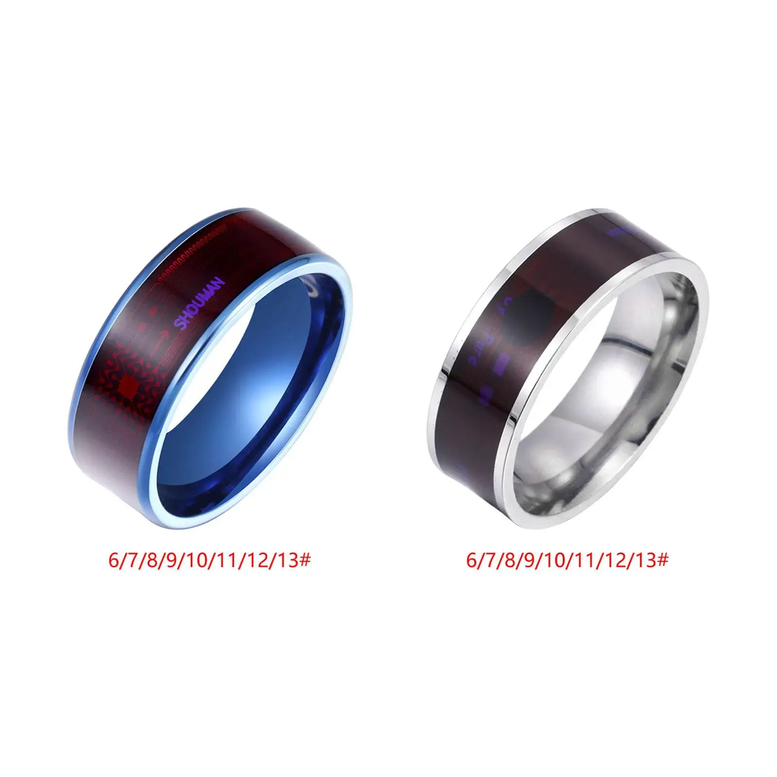 Intelligent Wearable Ring Smart Home Intelligent Display Ring for Daily Use Card Recharge Phone Smartphone Unlock Teen Girls