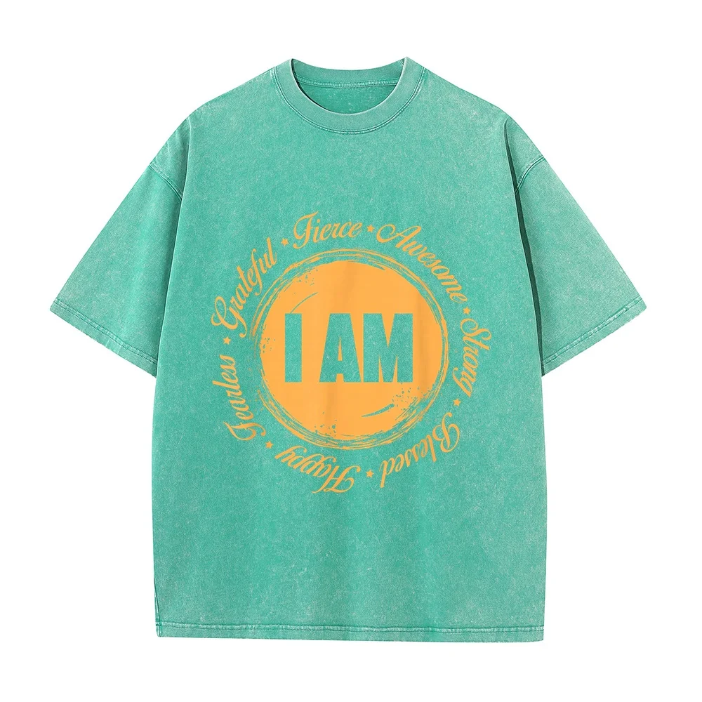 Slogan T-Shirt Motivational Quote Inspiration Positive Saying T-Shirts Men Clothes Short Sleeve Tee For Man Positive Life Style