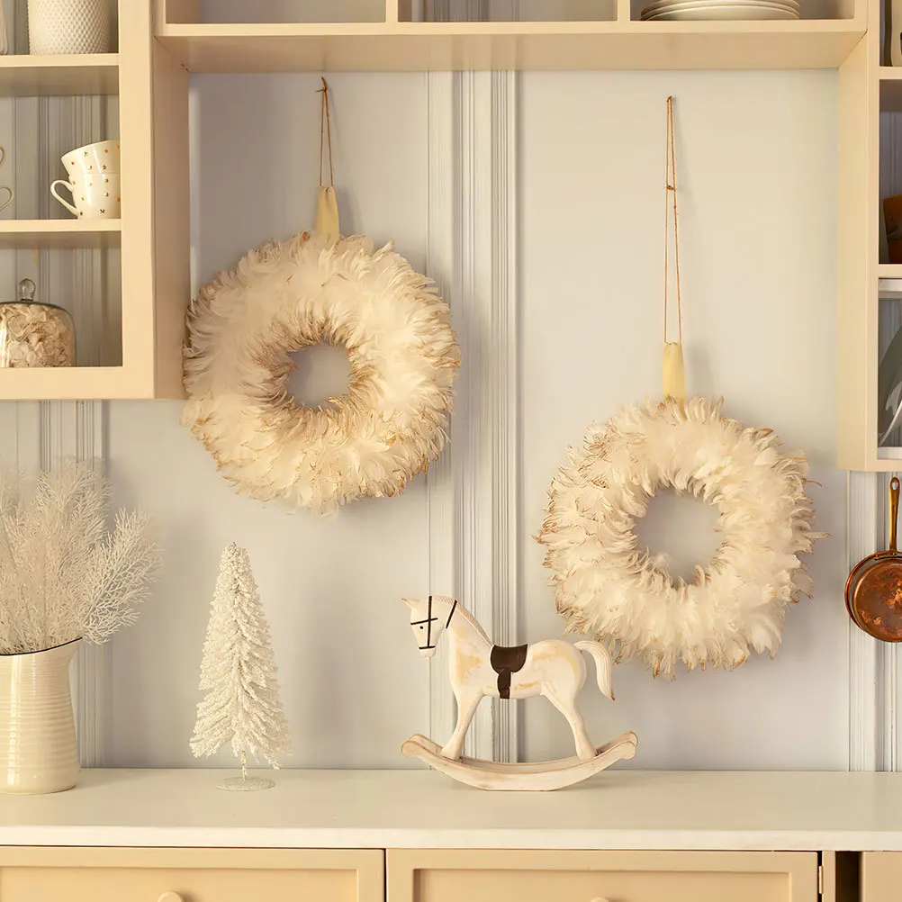 

Foam Circle Decor for DIY Crafts Lightweight Round Craft Rings for Christmas Party Home Decor Festive Ornament Making Supplies