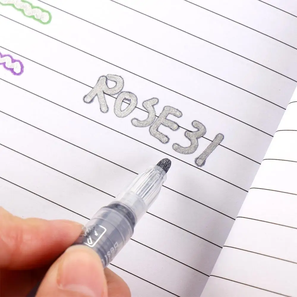 Дневник, креативные альбомы, сделай сам, поделки, скрапбукинг, Радужный маркер, контурный маркер, ручка с двойной линией, художественный маркер