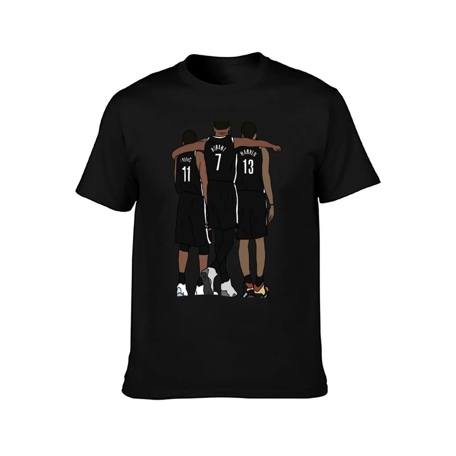 Kyrie, KD & The Beard T-Shirt High Quality Durable T-Shirt