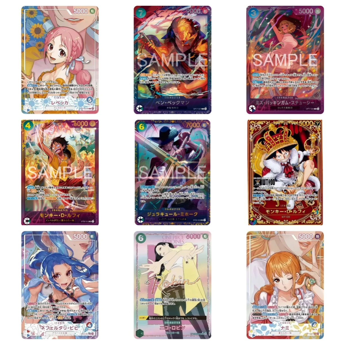 DIY One Piece TCG Trading Cards Nami Nico Robin Boa Hancock Shirahoshi Vivi Jewelry Bonney Anime Collectible Game Cards
