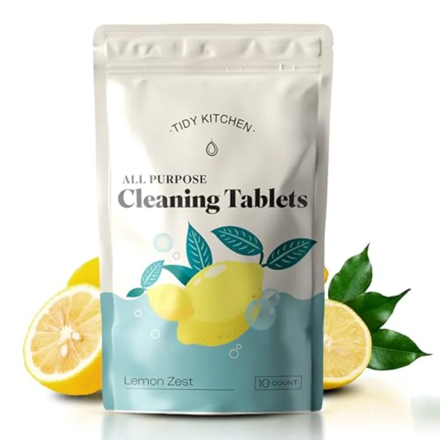 

All Purpose Cleaner Refill Tablets - Multi Surface Cleaner for Counters, Stovetops, Tile, Wood, Bath, and Glass - Compact Water