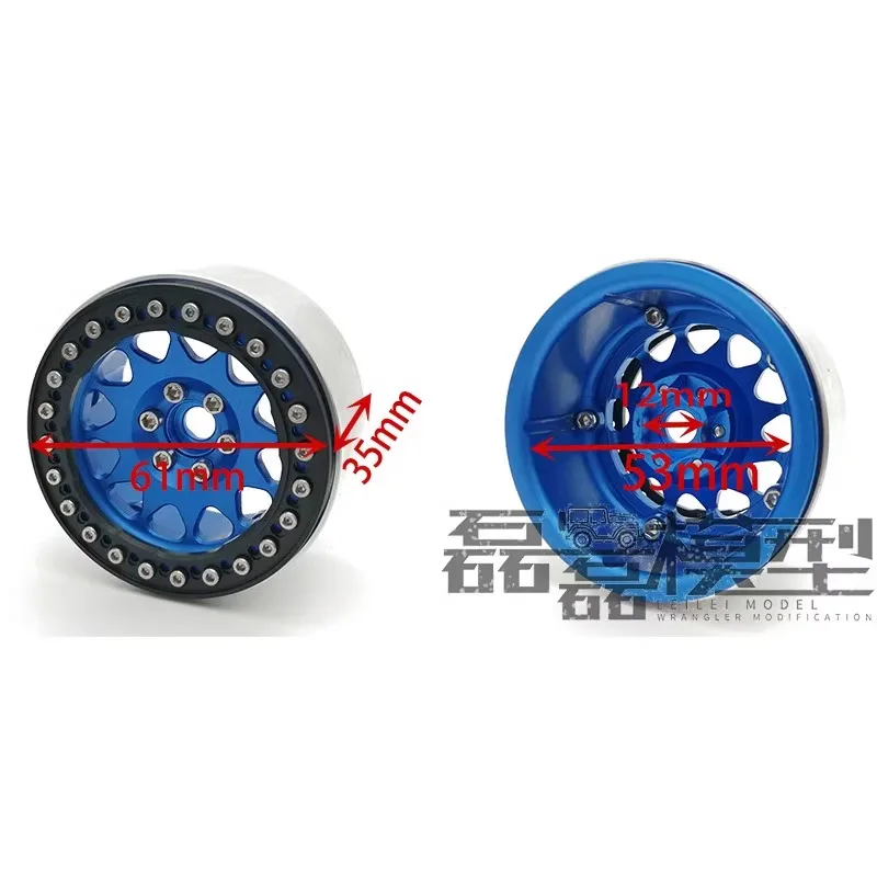 

2.2-inch Alloy Wheel Hub for 1/10 RC Crawler Car AXIAL SCX10 III AX103007 Traxxas TRX4 Defender Blazer DIY Upgrade Accessaris