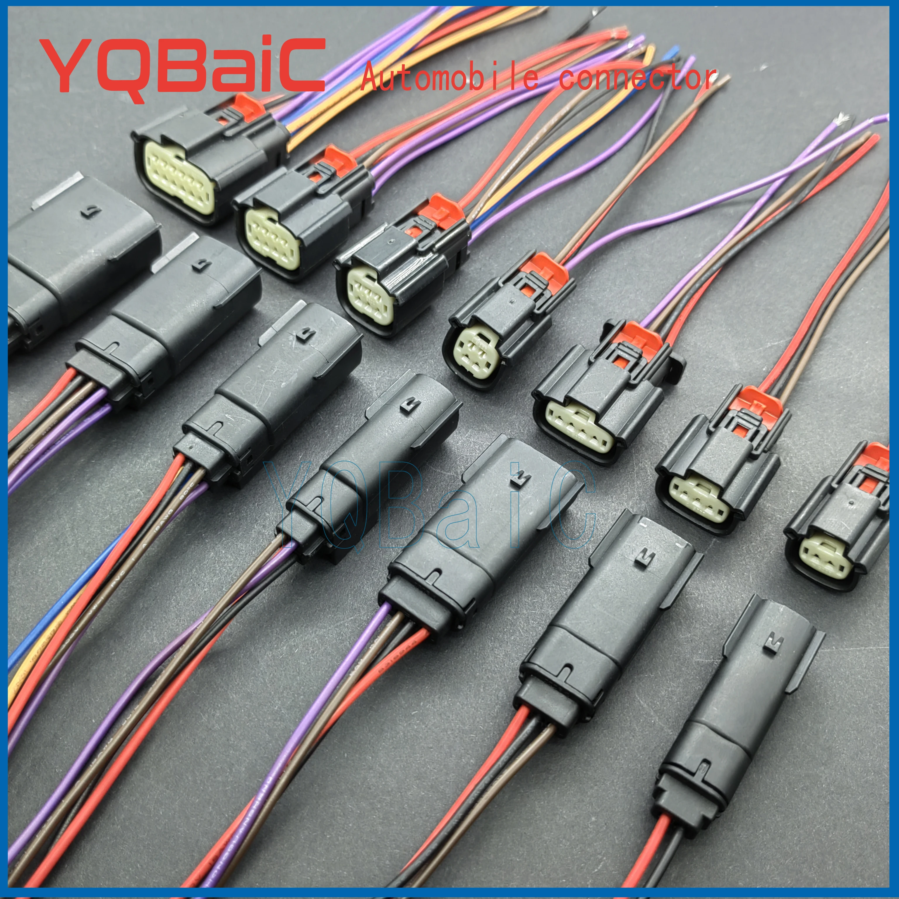 Molex 2 3 4 6 8 12 16 20 Pin Auto Wasserdichten Stecker Rücklicht Scheinwerfer Licht Buchse Stecker 33471-0301 für Ford BUICK Chevrolet