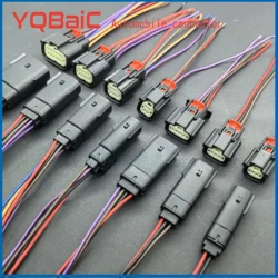 Molex 2 3 4 6 8 12 16 20 Pin Araba Su Geçirmez Konnektör Kuyruk Lambası Far Işık Soket Fişi 33471-0301 Ford BUICK Chevrolet