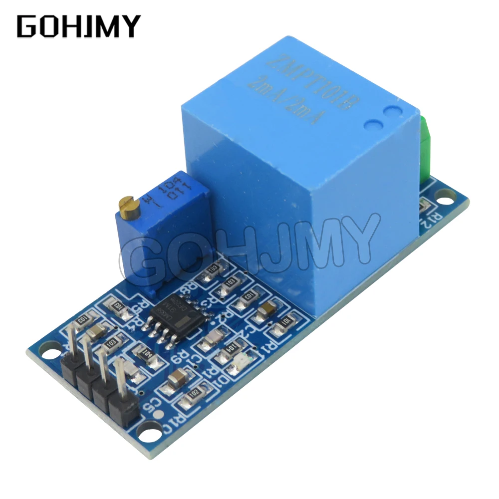 Active Single Phase Voltage Transformer Module Mega ZMPT101 AC Output Voltage Sensor Mutual Inductance Amplifier for Arduino 2mA