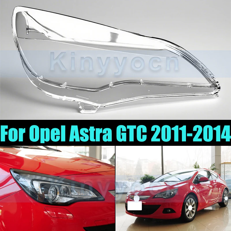 

Стеклянная крышка передней фары для Opel Astra GTC 2011-2014, корпус передней фары, прозрачная крышка объектива