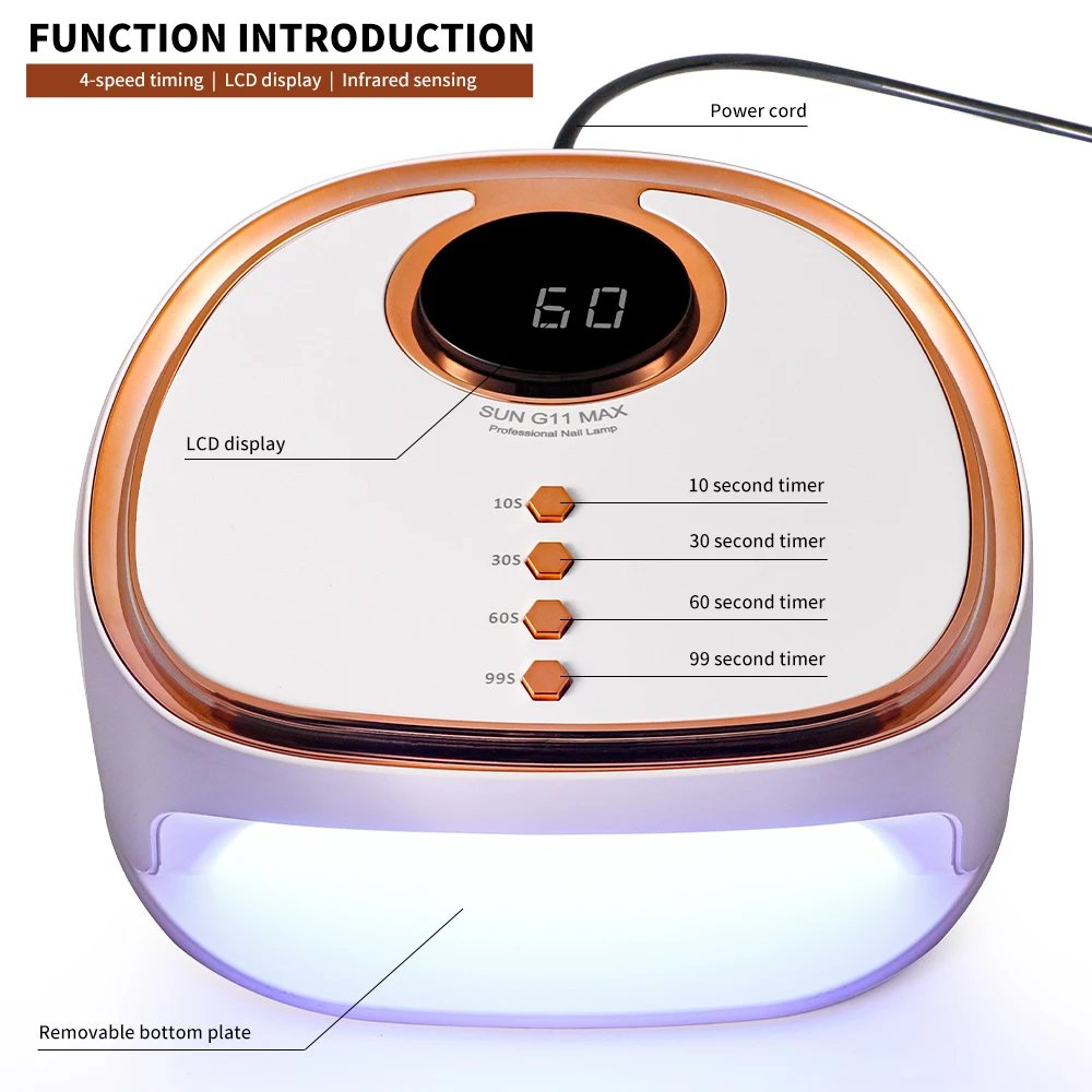 45 المصابيح الأشعة فوق البنفسجية هلام مسمار مصباح الأشعة فوق البنفسجية مجفف الأظافر مصباح ليد ل مانيكير هلام البولندية-4 الموقت المهنية الأظافر هلام البولندية ضوء مجفف أداة #3