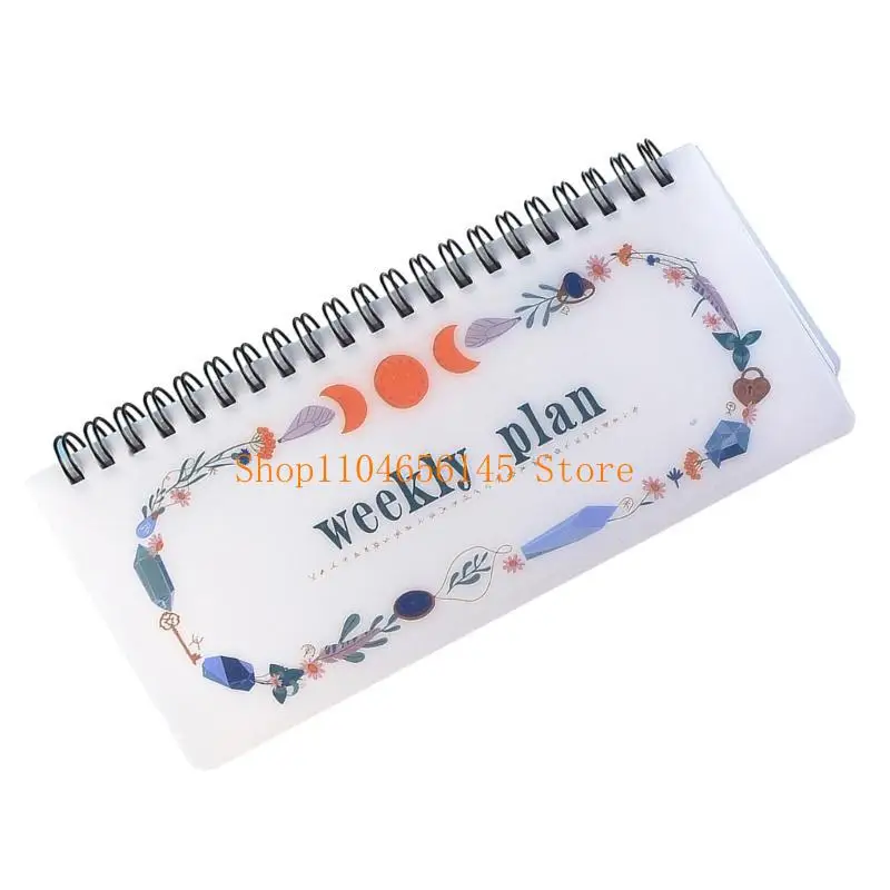 5asd Twin-coil Binding Planner Tearable Página 360 Vertical para Aluno Professor