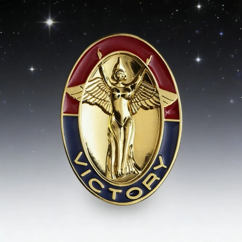U.S.a  Army 1st Infantry Division Pin Chest Troop Victory Medal Pin Dress Badge