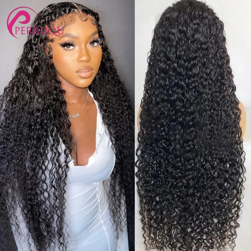 

40 Inch Lace Front Wig Human Hair 13x6 Water Wave Wigs for Women Glueless Lace Closure Wig Pre Plucked with Natural Baby Hair