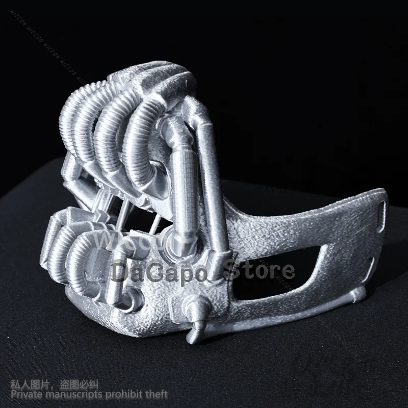 ベインコスプレアニメゴシック映画騎士シルバースカル 3D ポリ乳酸パンクマスクハロウィンカーニバルパーティー女性男性 Cos