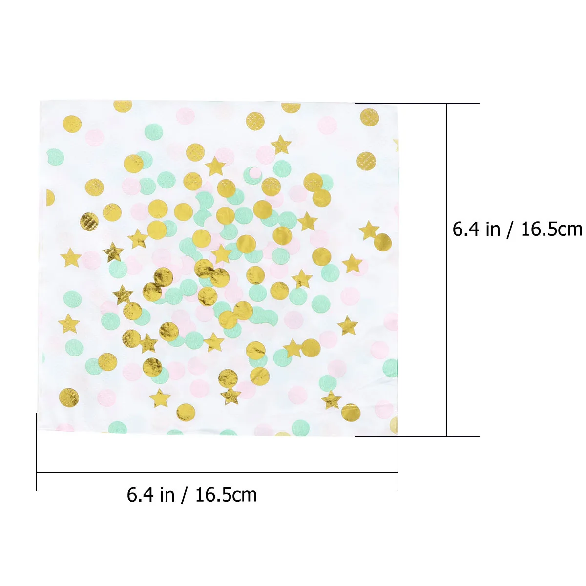 20 قطعة من المناديل المعدنية بأنماط ملونة مناديل ناعمة ممتازة للحفلات والمناسبات وديكورات الاستحمام #6