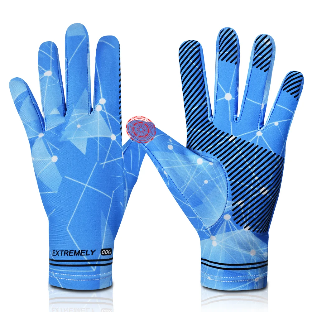 Full Finger Lce Silk Fishing Gloves Are Designed For Men And Women Fishing Boating Kayaking Hiking Running Cycling