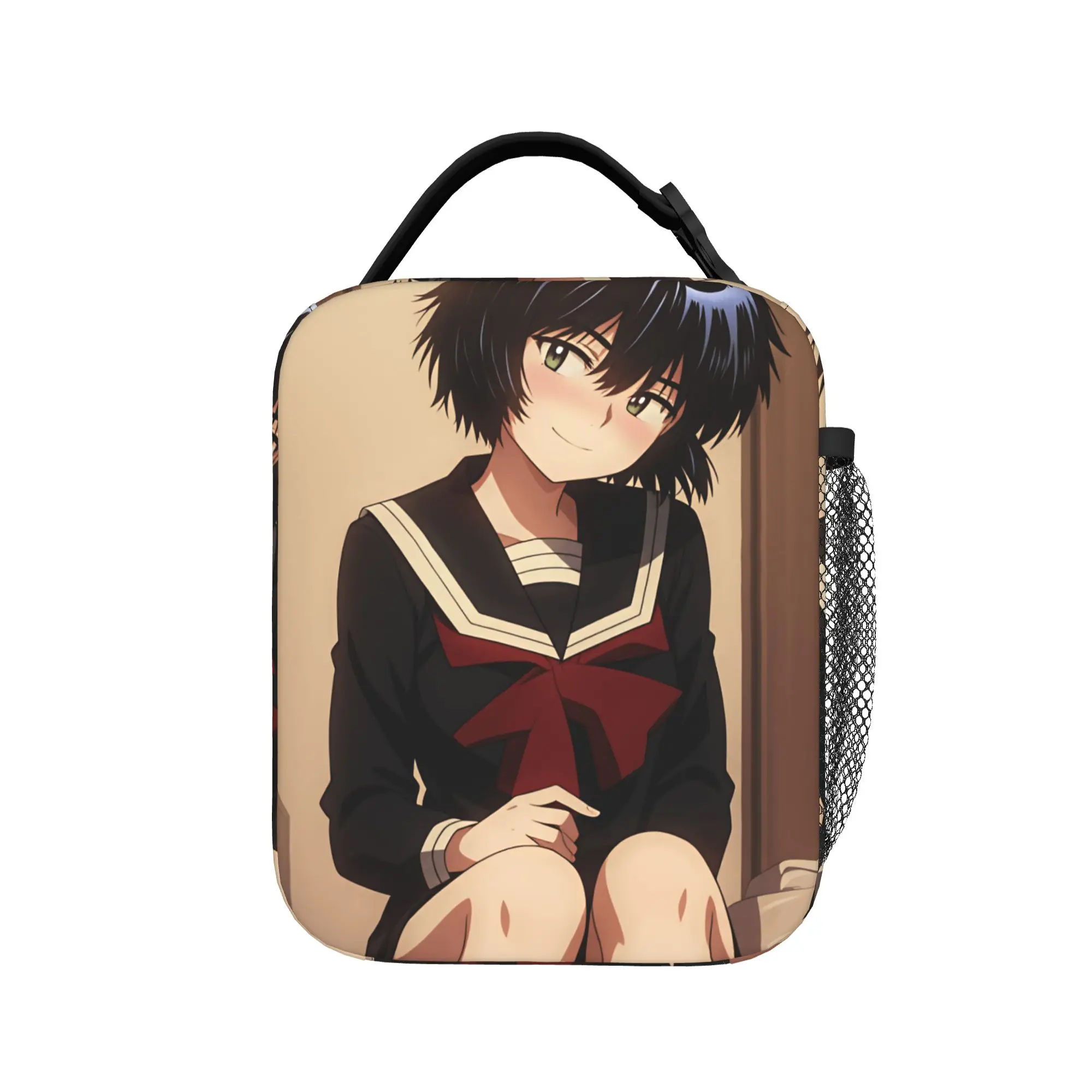 Anime Mysterious Girlfriend X Lunch Bag  Portable Insulated Lunch Box Adult Office Print Cooler Bag Casual Waterproof Lunch Bags