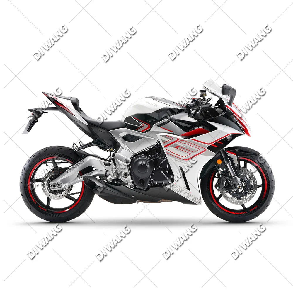 For ZONTES ZT703RR Motorcycle OEM Exhaust Pipe Assembly Heat Shield Oxygen Sensor Cover Original Spare Replacement Parts