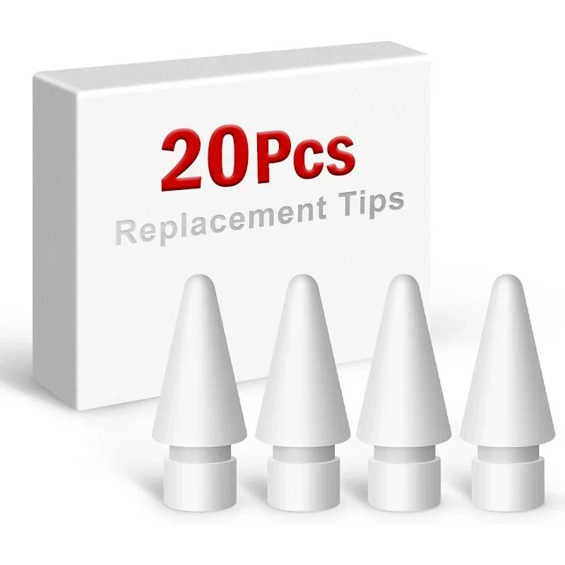 

Сменные наконечники для Apple Pencil 1-го и 2-го поколения, гладкие запасные наконечники для iPad Pro Pencil 1/2, тонкие наконечники для стилуса.