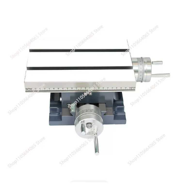 Two-way mobile cross table, flat pliers table, multi-functional heavy-duty precision drilling and milling machine