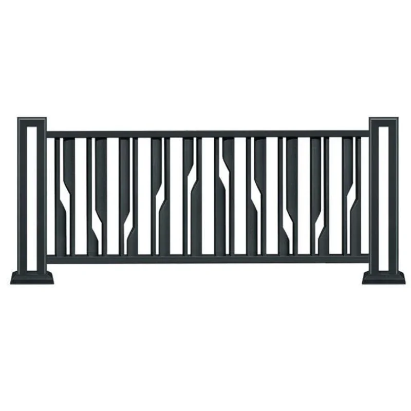 Aluminum alloy fence villa courtyard outdoor garden aluminum art fence community railing new Chinese balcony fence wall
