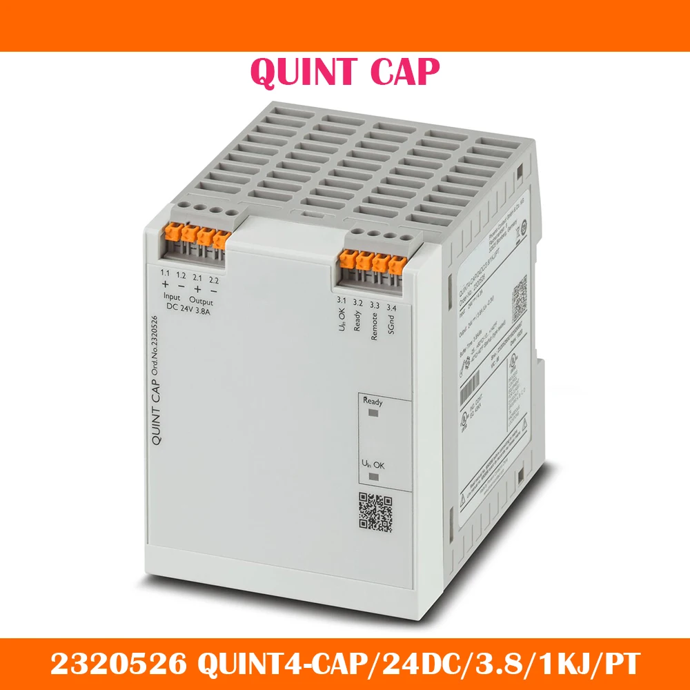 Voor Phoenix QUINT4-CAP/24DC/3.8/1KJ/PT - Condensatorbuffermodule 2320526