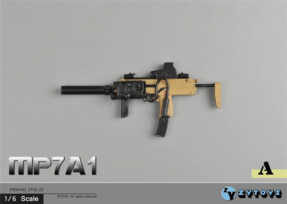 mp7a1 セット ZYTOYS ZY15-23 1/6 Scale Soldier Military Weapons MP7A1 Submachine