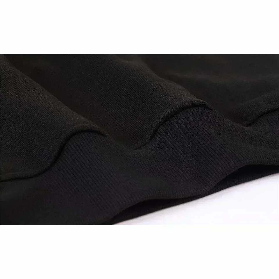 La nuova felpa pesante 300G allentata e casual del marchio streetwear Y2K alla moda del 2025 presenta stampe di barche in bianco e nero