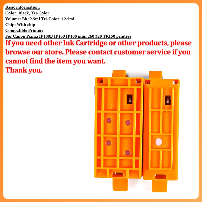 3 SET-20 SET PGI-35 CLI-36 PGI35 CLI36 Ink Cartridge Compatible For Canon Pixma IP100B IP100  IP100 with battery Mini 260 320