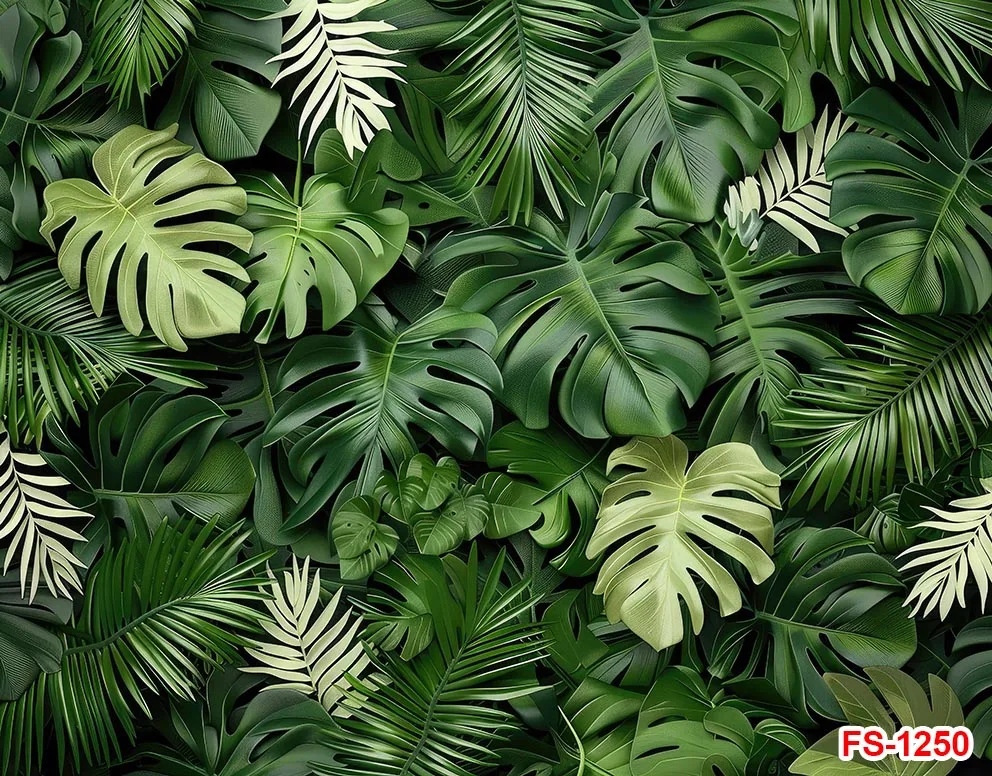 Зеленые листья природный пейзаж фоны для фотосъемки новорожденных детей декорация Весенняя стена фотография баннер реквизит