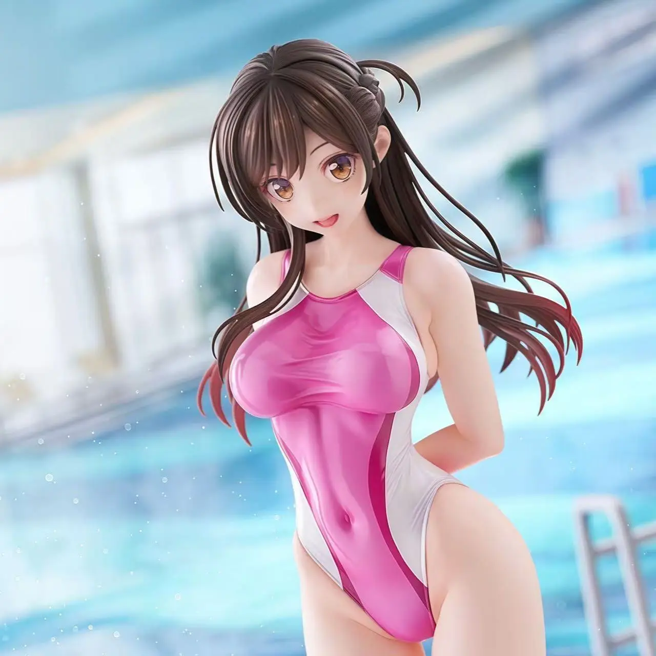 

Аниме аренда подруги Mizuhara Chizuru фигурка конкурентоспособный купальник Stance Girl модель куклы фанаты коллекционный декор подарок