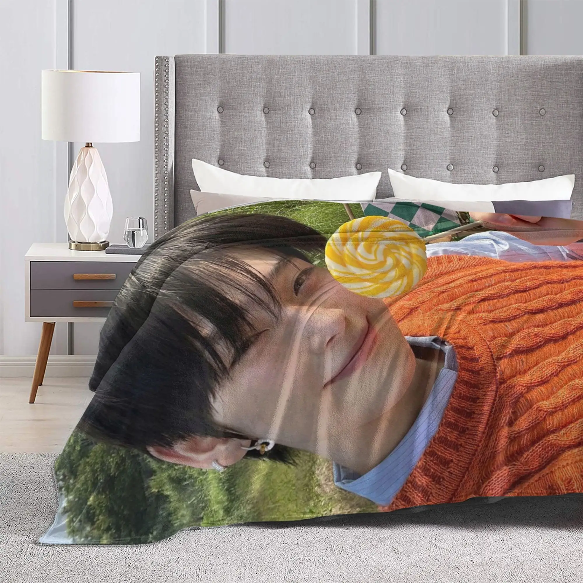 بطانيات S-SUNOO Sunshine المري - مراجعة Cashmere Throw Blanket وسعره