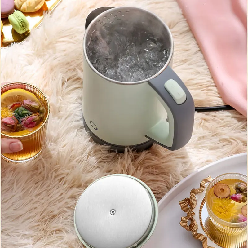 

0.8L Mini Electric Kettle,600W Power Quickly Boiling Water,Automatic Power-Off,Double Scalding Protection,Food Grade ,110V 220V