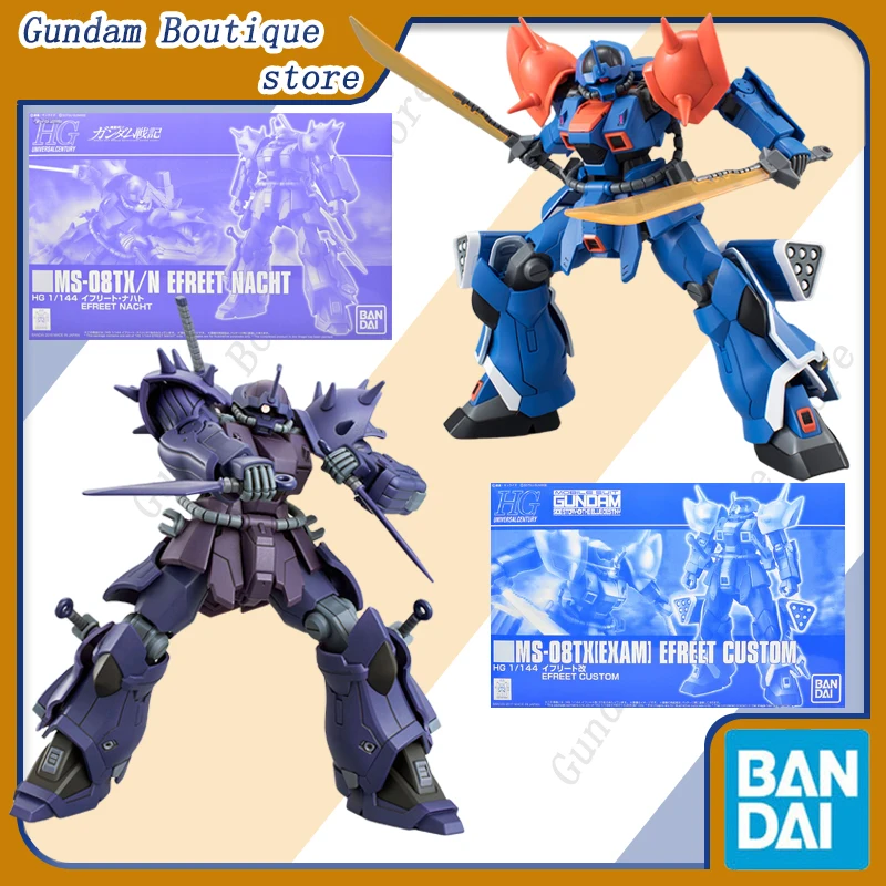 

Bandai натуральная Gundam HG MS-08TX/N EFREET NACHT MS-08TX [EXAM] EFREET CUNTOM аниме фигурка в сборе модель игрушка в подарок для детей