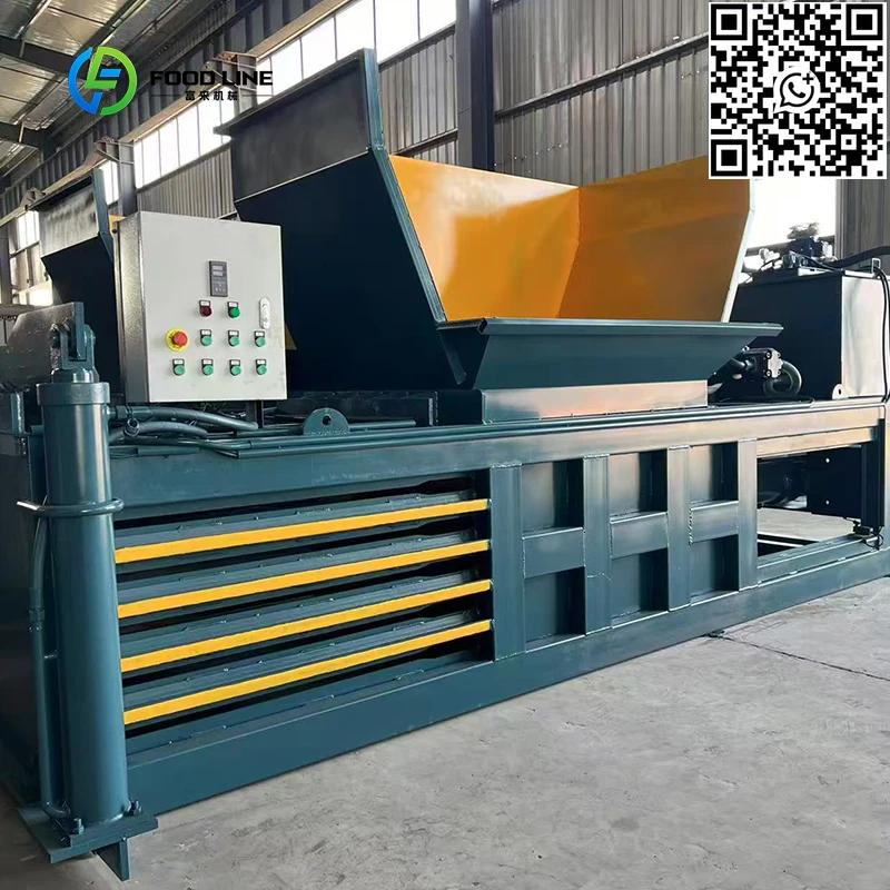 Customized Automatic Hydraulic Metal Baler for Scrap Iron Steel Paper - Industrial Baler Machine