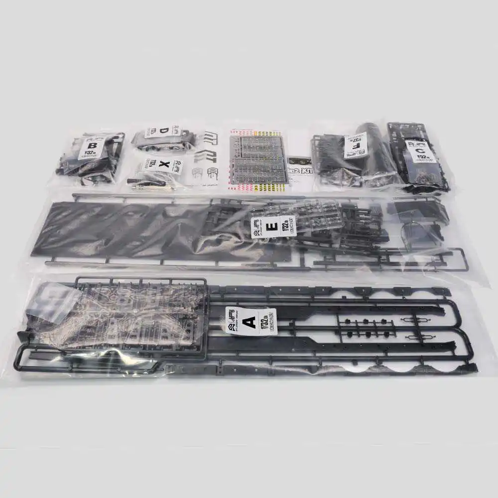 Orlandoo Hante modelo 1:32N02 KIT de piezas sueltas remolque de cama plana plataforma inferior resistente remolque de plataforma plana