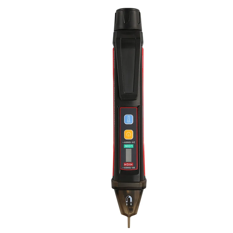 

Wholesale UNI-T UT12M LED Indication Non Contact Voltage Tester Pen Flashlight Digital Voltage Detector Electric Tester Pen