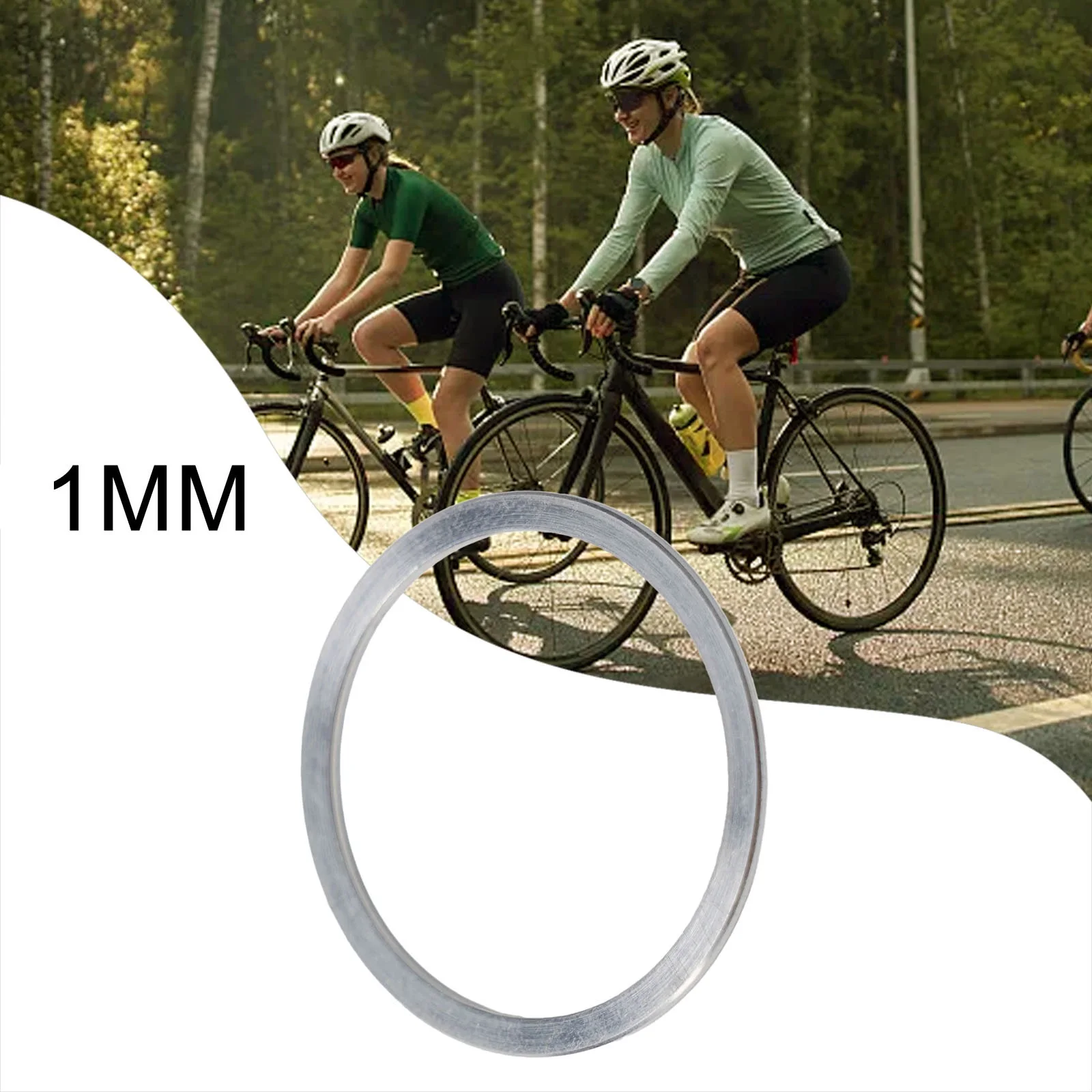 Washer Bike Adjusting Washers 0.3/1/2/3mm 1pc 29mm 34mm Adjusting Aluminum Alloy Bike Front Fork Gasket Useful Newest
