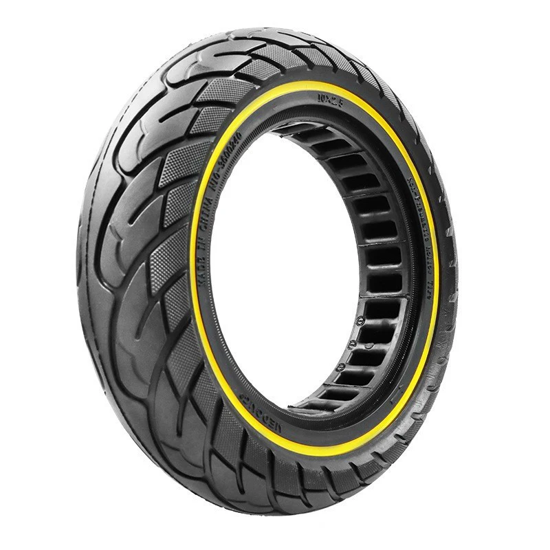 

Электрический самокат Ninebot MAX G30 имеет 10 x 2,5-дюймовые пневматические твердые шины с проволочными канавками, которые не надувные.