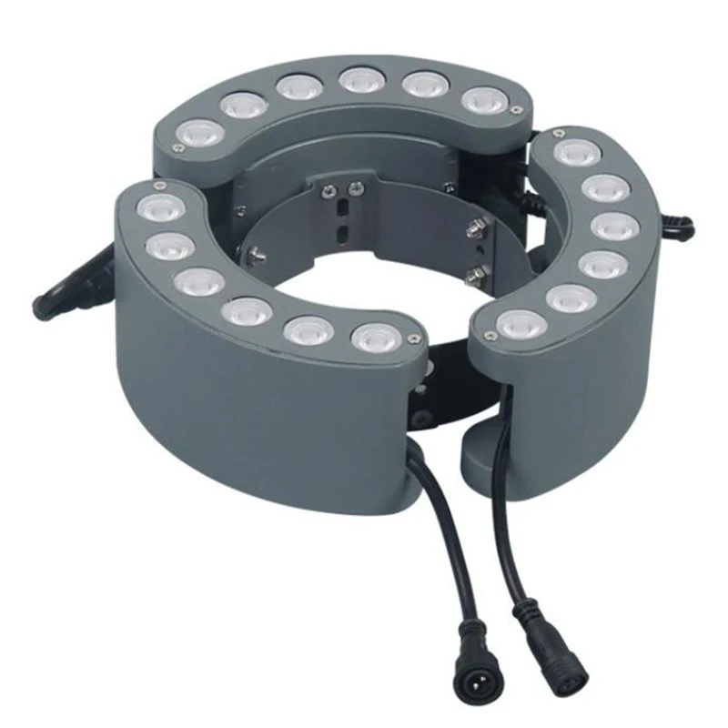 TFTP-Outdoor Garden Light Buckle Lamp-3PCS 12W DC24V Color Changing IP65 Waterproof Tree Lighting