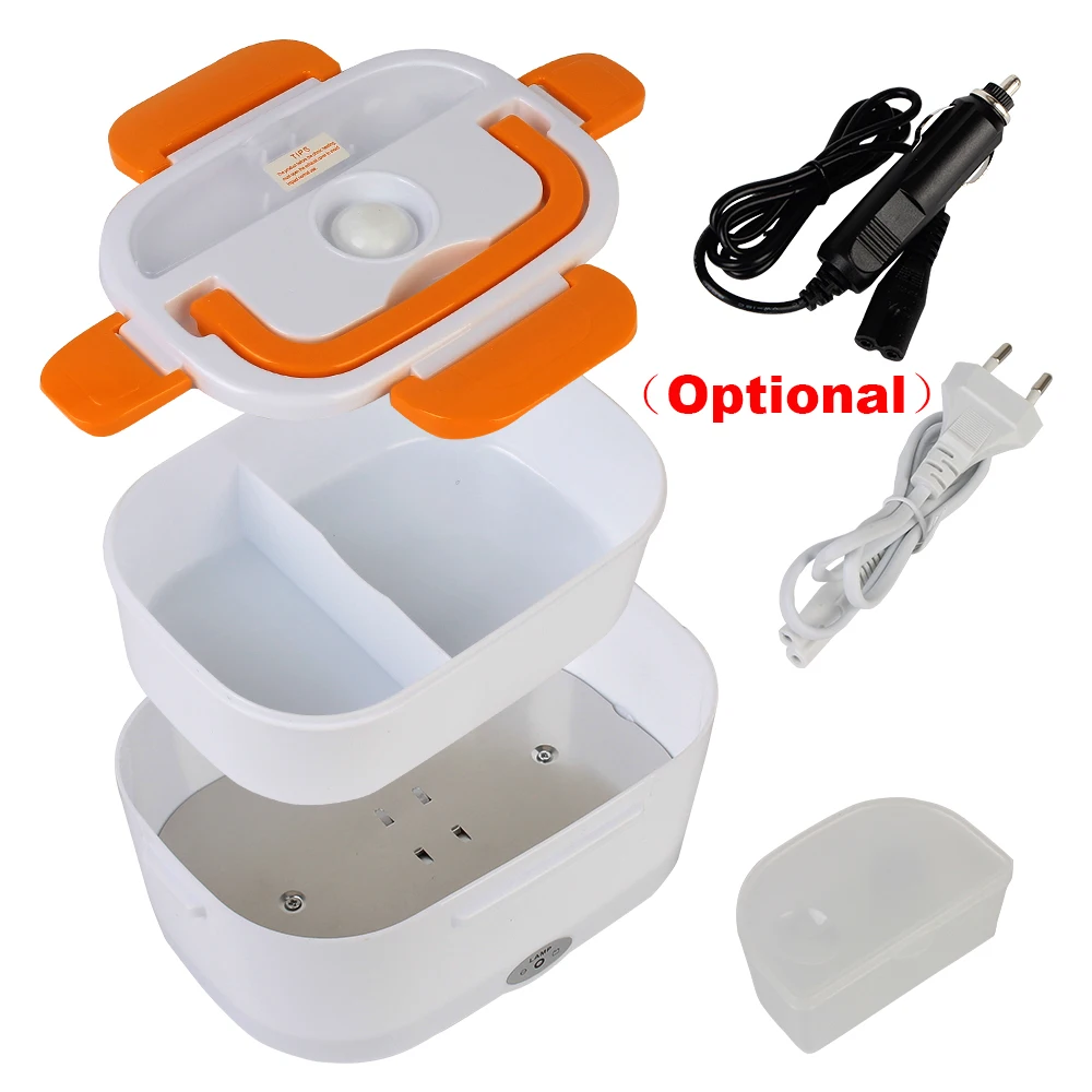 Electric Heated Lunch Box 12V 220V EU Plug Portable Dinnerware Fast Heating Food container Travel Car Work Heating Bento Box