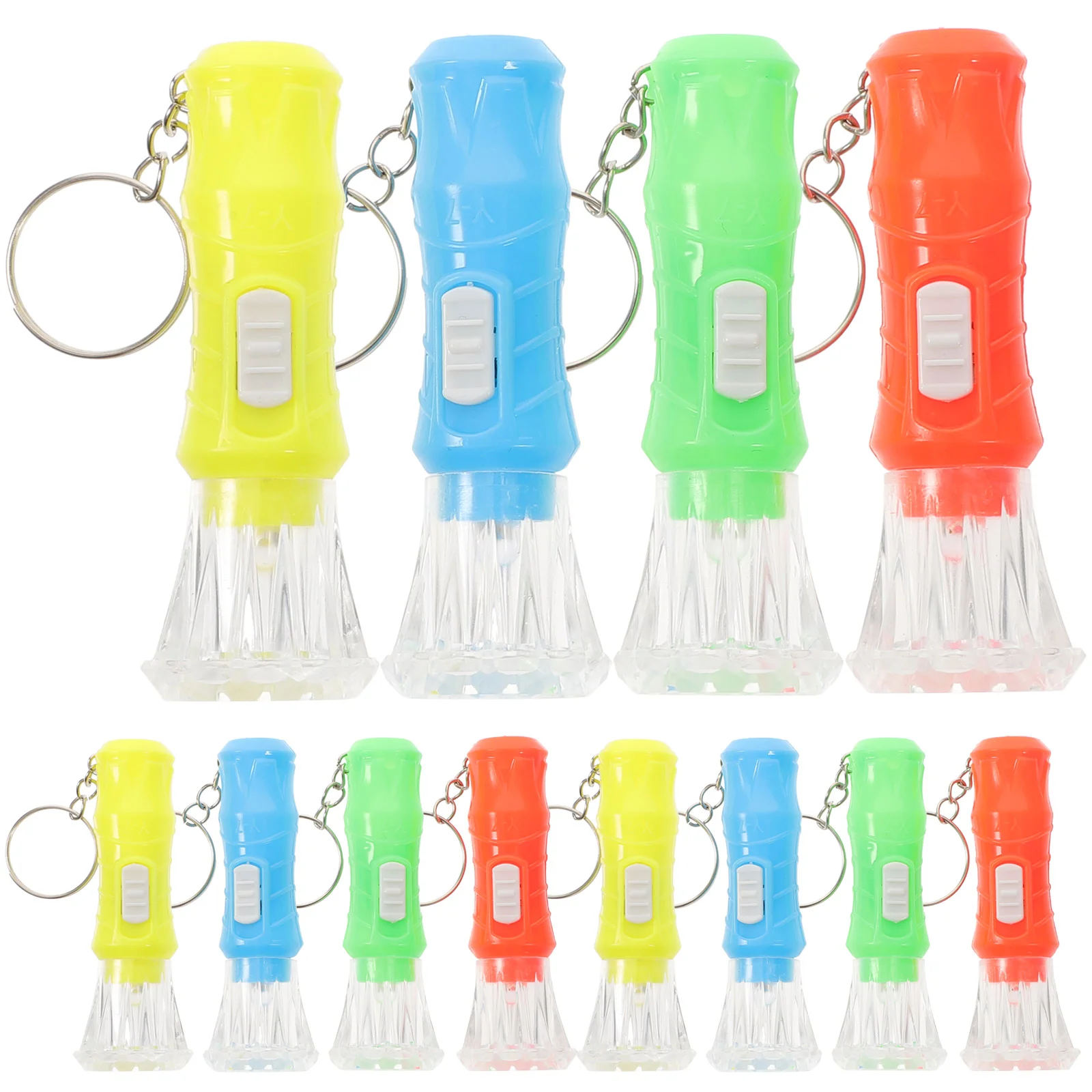 

100 Pcs Camping Pocket Torch Flashlight Keychain Mini Flashlights LED Child for Kids