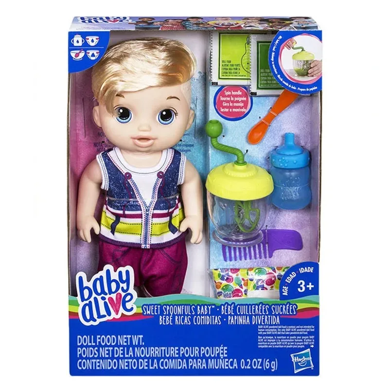 

Hasbro Naughty Baby Alive Sweet Food Supplement Baby Feeding Play House Children's Educational Toys Gifts for Boys Girls