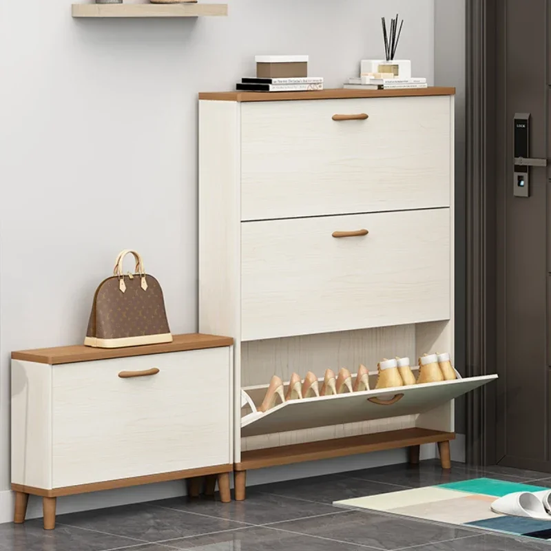 Armoire à Chaussures d'Entrée Minimaliste, Meuble de Rangement, Meubles de Maison