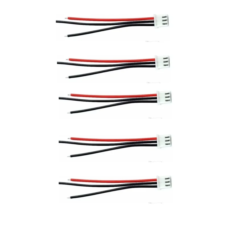 High-Temp Silicone Balance Charger Cables 2S 3S 4S 5S 6S for IMAX B3/B6-22AWG W Safety Plug Durable LiPo Battery Parts 5Pcs