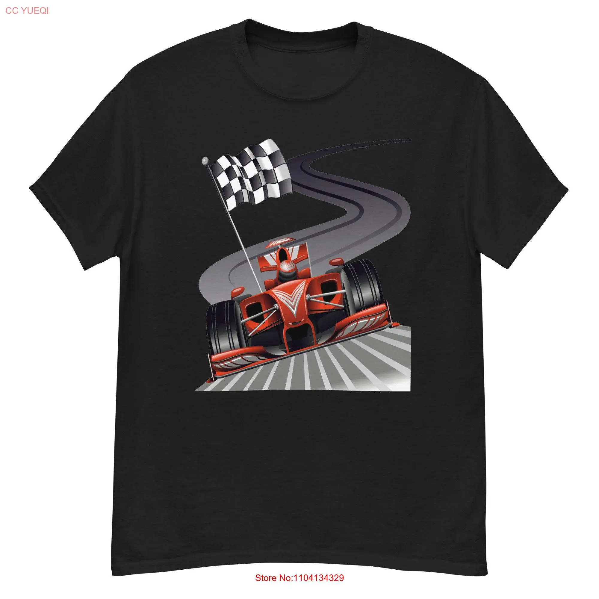 Formula Race Car T shirt Mechanic Sports Racing Men's classic tee long or short sleeves