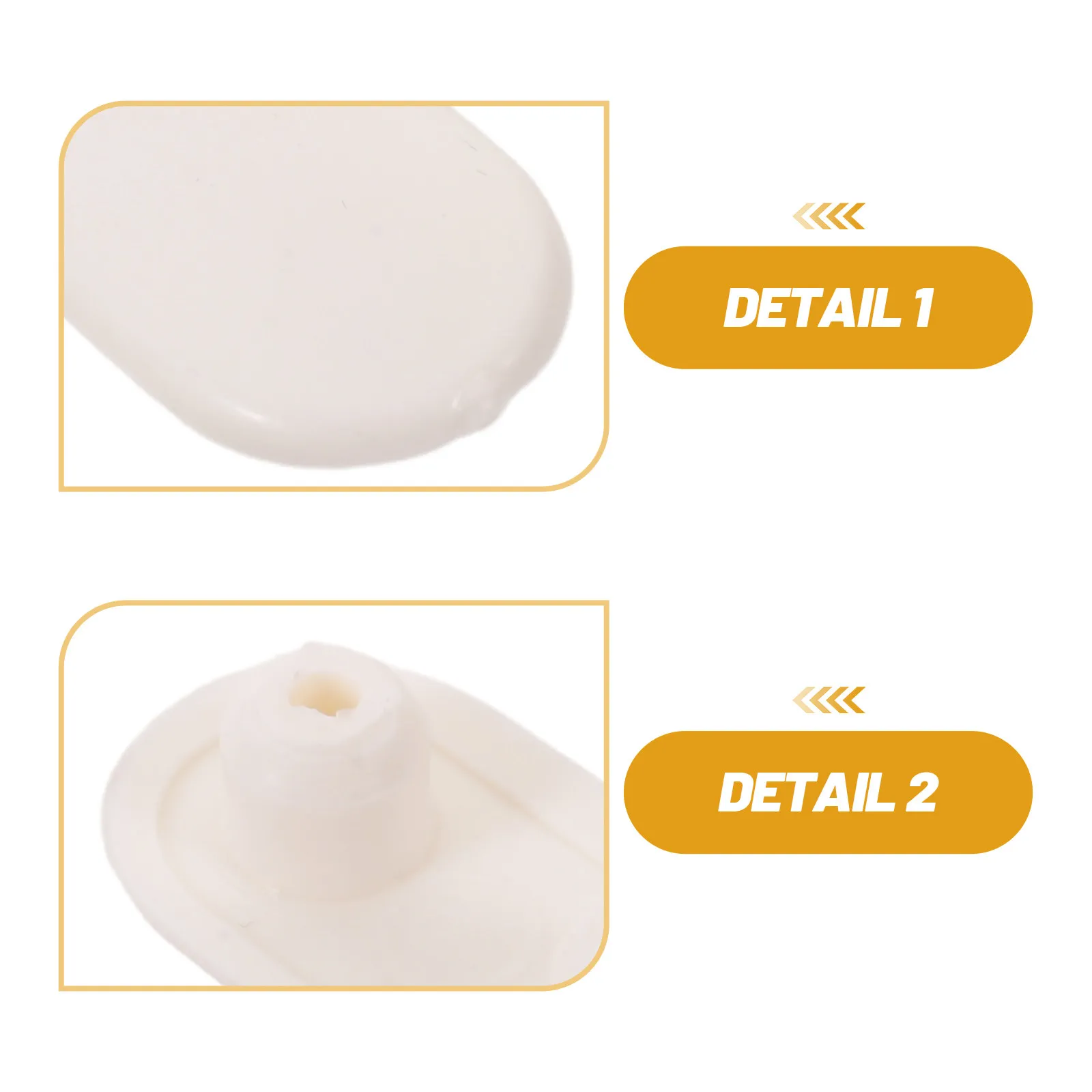 4Pcs Toilet Seat Spacers Noise Dampening Buffer Pads Stable Bathroom Seat Bumpers Replacement Parts Shock Absorber