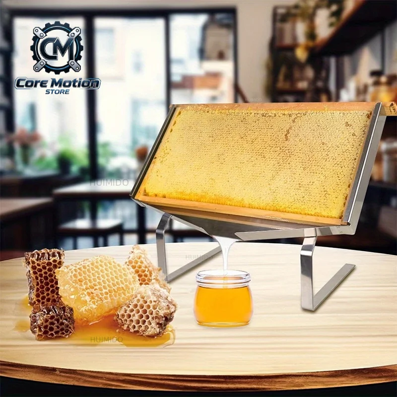 Stainless Steel Honeycomb Honey Rack Honey Display Stand Honeycomb Panel Flow Honey Rack High-end Tray Beekeeping Tools
