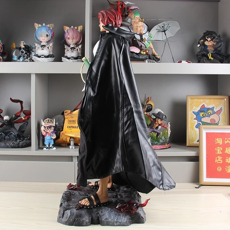 One Piece Jt 70 ซม. Shanks ผมสีแดง Shanks Jt & Dx ของเล่น Jt รูปปั้นตัวเลขอะนิเมะรูป Pvc รูปปั้น Figurine เครื่องประดับคอลเลกชัน