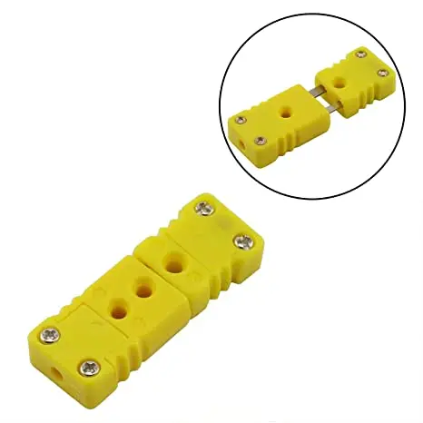 Imagem -02 - Conector Masculino do Soquete do Conector do Sensor da Temperatura do Par Termoelétrico k tipo