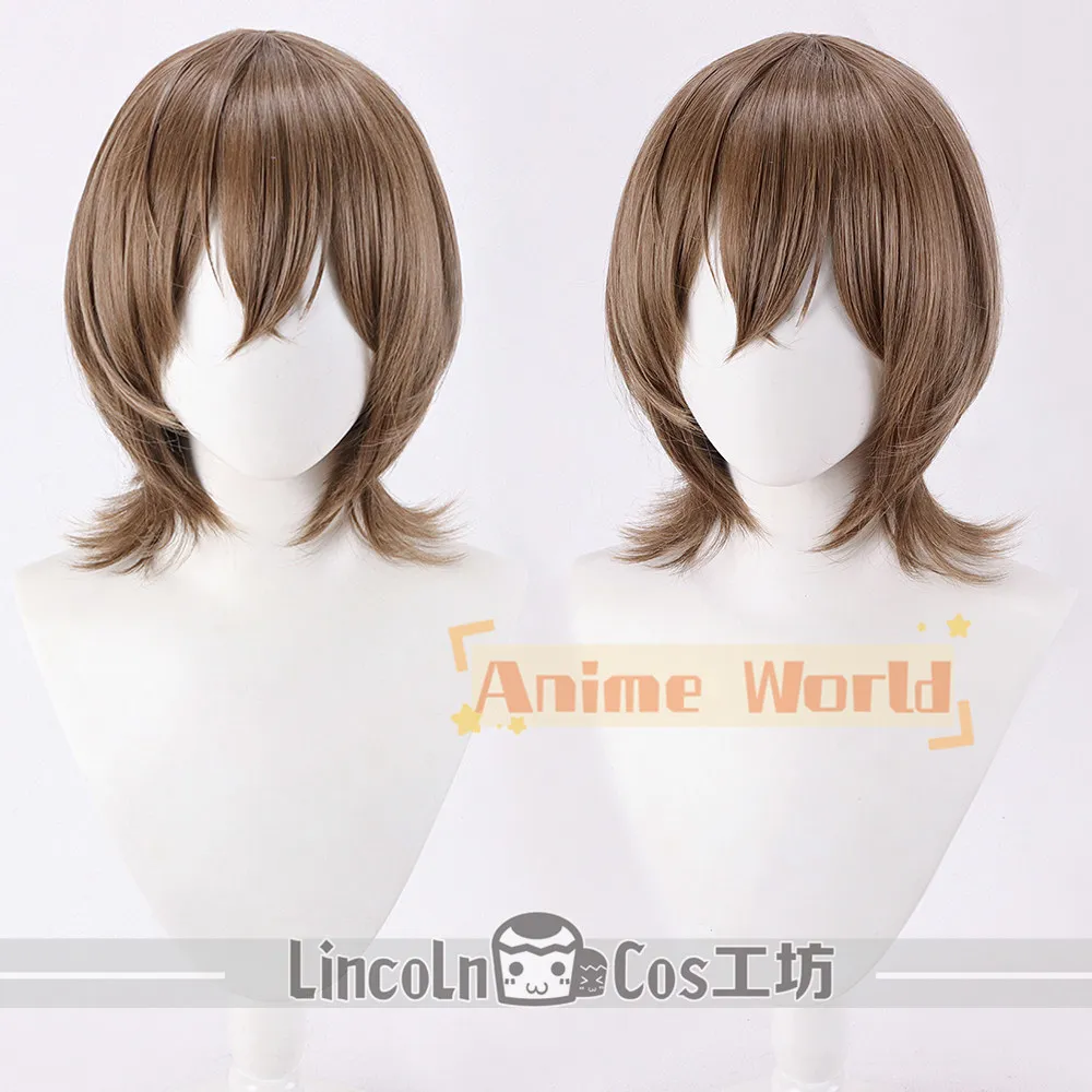 Anime Akechi Goro Cosplay Wig Halloween Carnival Party Props Synthetic Hair Heat Resistant Fiber + Wig Cap
